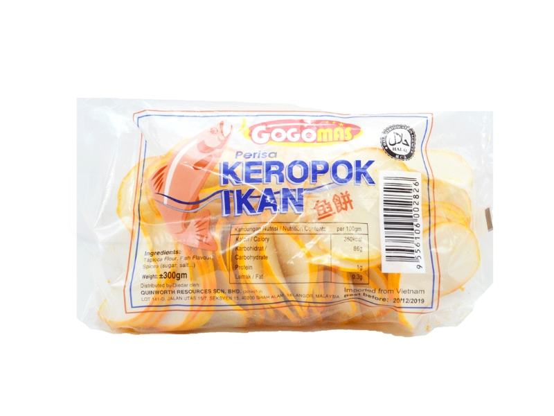 GOGOMAS Keropok Fish/ GOGOMAS鱼饼 300g